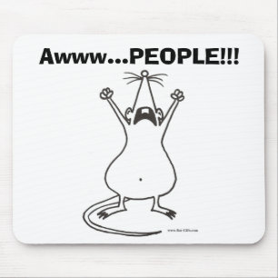 Awww… FOLK!!! Råtta Mousepad Musmatta