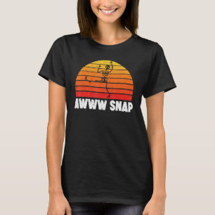 Awww Snap Skeleton Broken Leg Injury Recovery Reha T Shirt