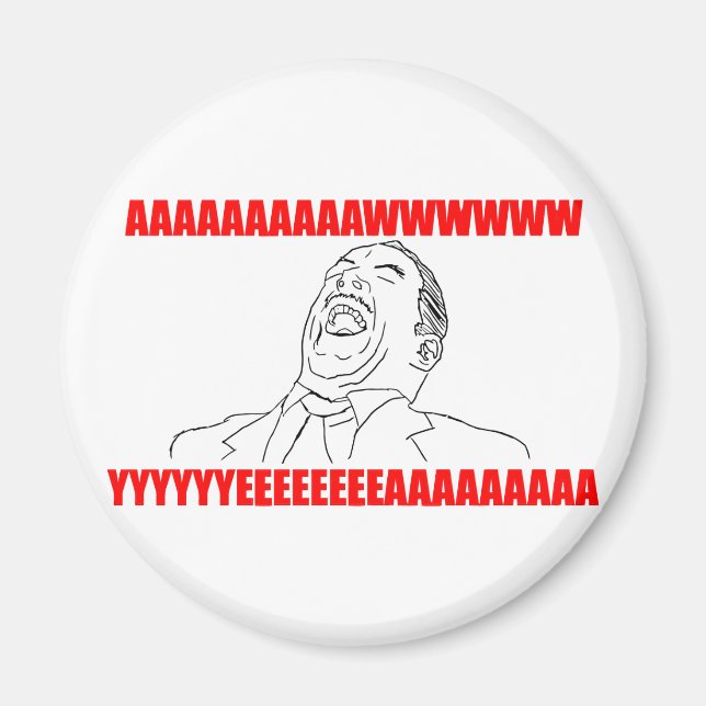 awwww ja rasa tecknad lol rofl magnet (Framsidan)