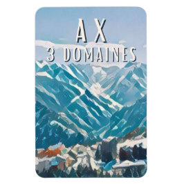 Ax 3 Domaines Station de ski Magnet