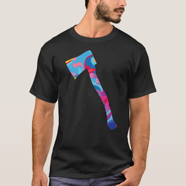 Ax Ax-färggrafik T Shirt (Framsida)