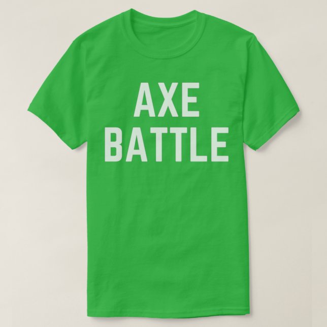 AX BATTLE Classic TShirt T Shirt (Design framsida)