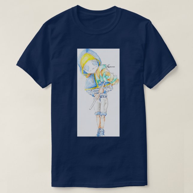 Ax boy x27 x27 Wailx27 x27 från Identity V Waterco T Shirt (Design framsida)