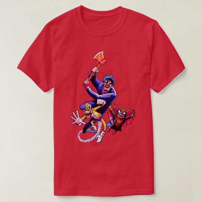 Ax Cop Merch T Shirt (Design framsida)