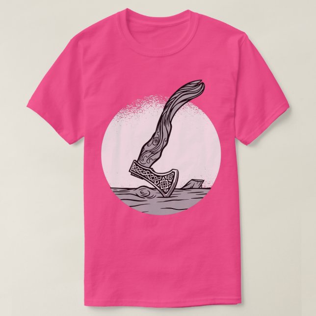 Ax för prydnadsviking t shirt (Design framsida)