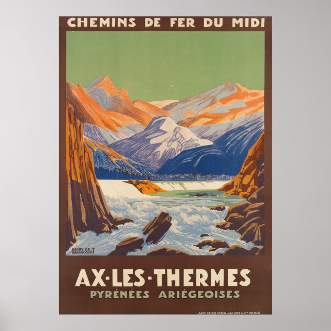 AX LES THERMES POSTER (Framsidan)