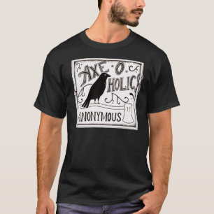Ax-O-Holics Anonymous Black Raven Classic T-Shir T Shirt