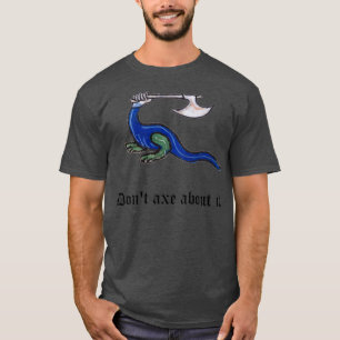 Ax om det medeltida fyrverkeridesign t shirt