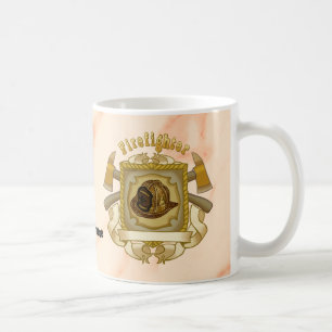 Ax Shield-brandmän i mugg
