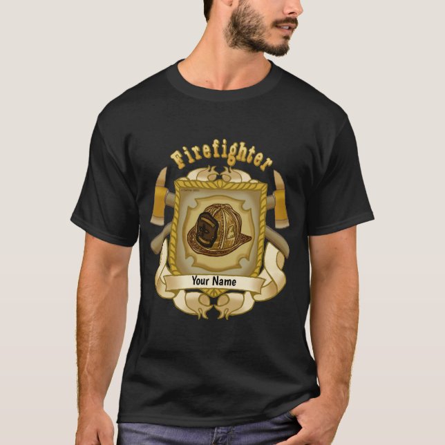 Ax Shield-brandmän t-shirt (Framsida)