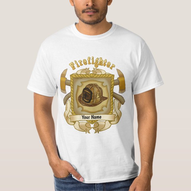 Ax Shield FireFighter T Shirt (Framsida)