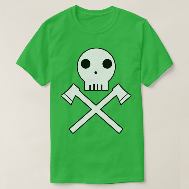 Ax Skull 3 T Shirt (Design framsida)