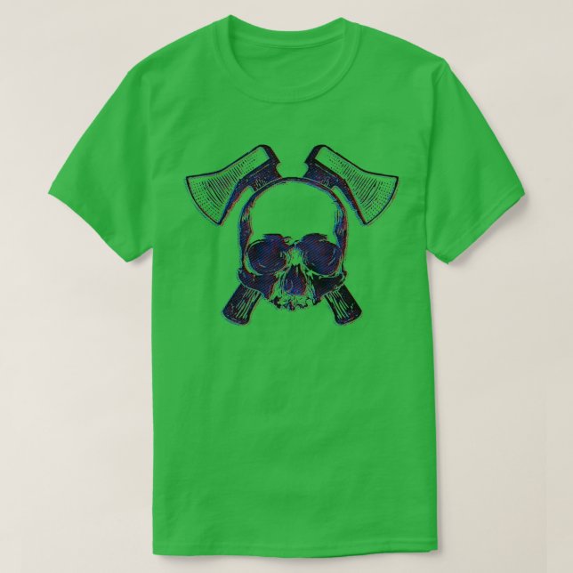 Ax Skull 4 T Shirt (Design framsida)