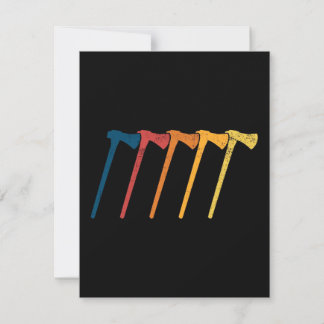 Ax som kastar ax inbjudningar