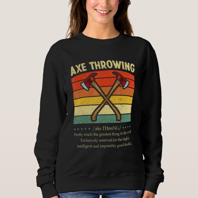 Ax Thrower Ax Thrower L för dragdefinition T Shirt (Framsida)