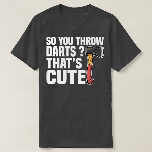 Ax Thrower Ax Tossing Älskare 4 T Shirt (Design framsida)