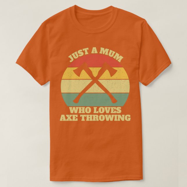 Ax Thrower Throwing Morsa Classic TShirt T Shirt (Design framsida)
