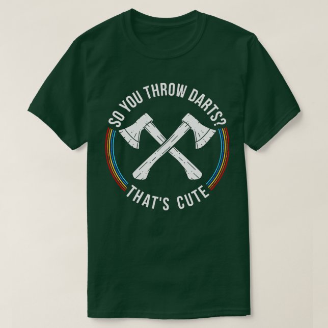 Ax Throwing 100 T Shirt (Design framsida)