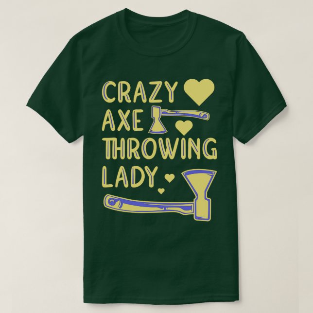 Ax Throwing 124 T Shirt (Design framsida)