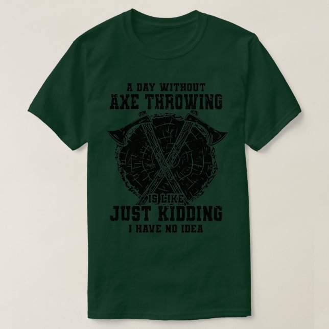 Ax Throwing 8 T Shirt (Design framsida)