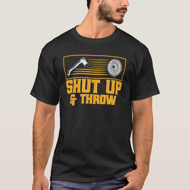 Ax Throwing Avsluta & Throw_1 T Shirt (Framsida)