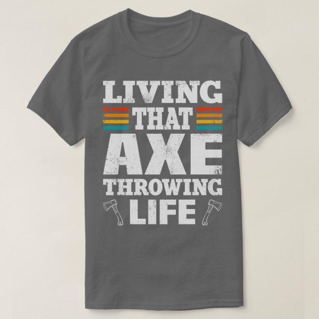 Ax Throwing Ax Thrower Ax Tossing Älskare 11 T Shirt (Design framsida)