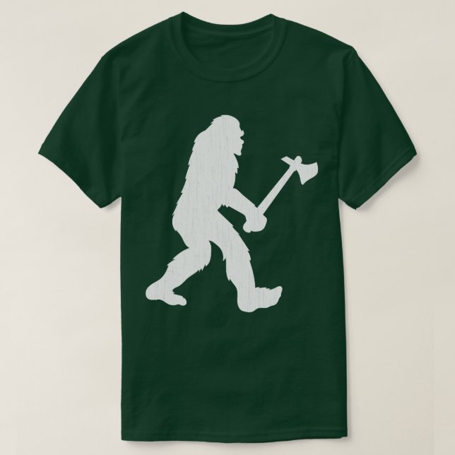 Ax Throwing Big Foot 2 T Shirt (Design framsida)