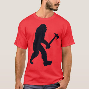 Ax Throwing Big Foot T Shirt