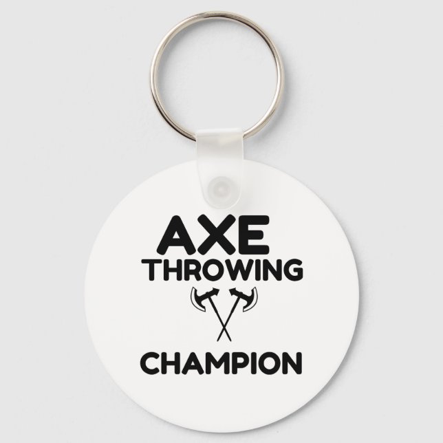 AX THROWING CHAMPION NYCKELRING (Framsida)