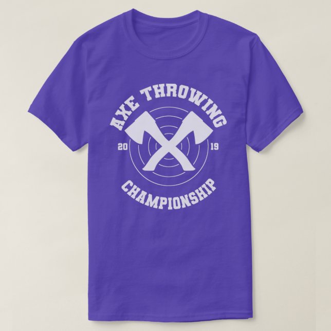 Ax Throwing Championships T Shirt (Design framsida)