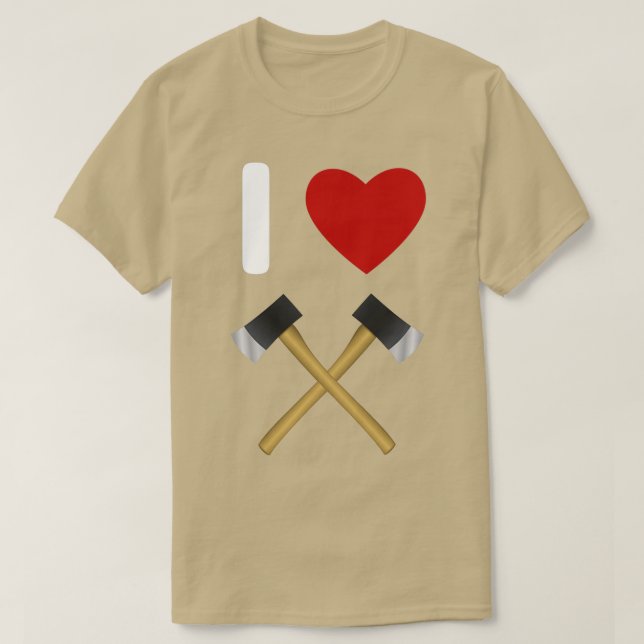 Ax Throwing För manar Hatchet Darts Wood 3 T Shirt (Design framsida)