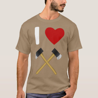 Ax Throwing För manar Hatchet Darts Wood 3 T Shirt