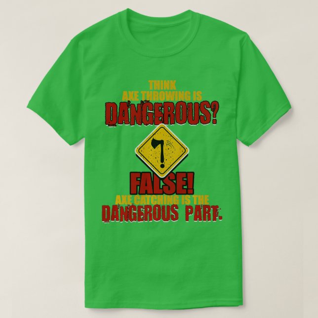 Ax Throwing Funny Ax Premium Classic TShirt T Shirt (Design framsida)