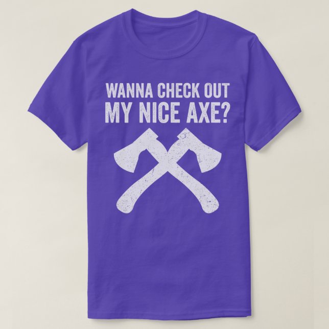 Ax Throwing Funny Ax Thrower Pun T Shirt (Design framsida)