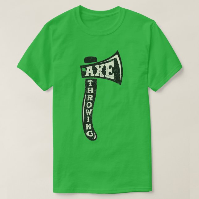 Ax Throwing Funny Axepert Retro Hatchet Tossing G T Shirt (Design framsida)