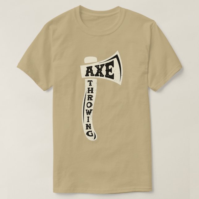 Ax Throwing Funny Axepert Retro Hatchet Tossing G T Shirt (Design framsida)