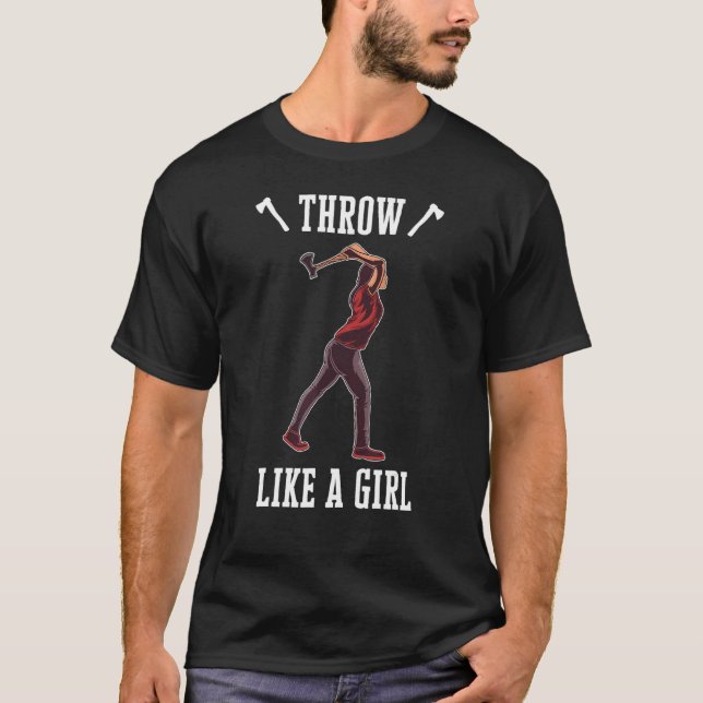 Ax Throwing Hatchet 1 T Shirt (Framsida)