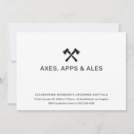 Ax Throwing-inbjudan Inbjudningar