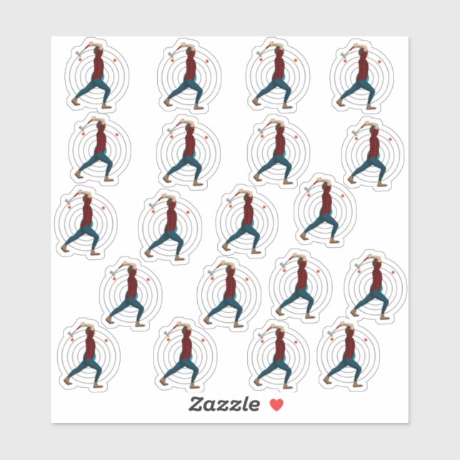 Ax Throwing Klistermärken (Ark)