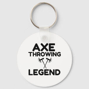AX THROWING LEGEND NYCKELRING
