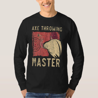 Ax Throwing Master Hatchet Thrower Ax Throw Lumb T Shirt