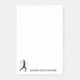 Ax Throwing Post-it Block