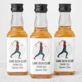 Ax Throwing Spritflaskor Etikett