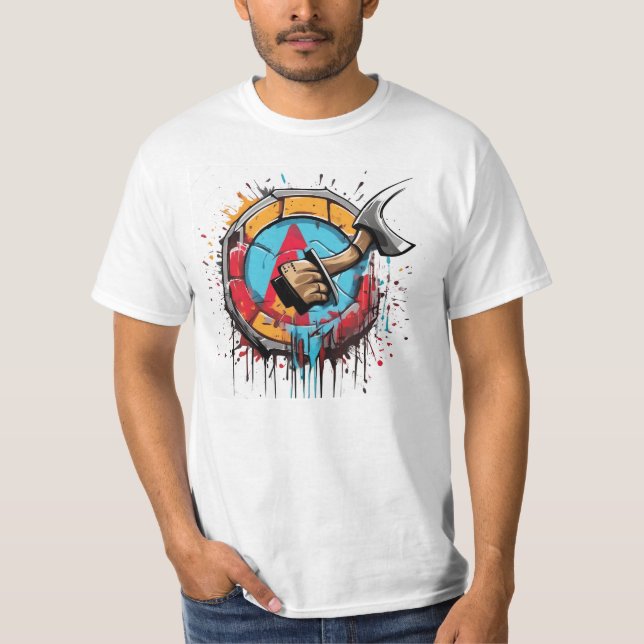 Ax Throwing - T-Shirt (Framsida)