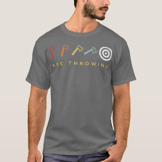 Ax Throwing Target Retro Vintage 2 T Shirt