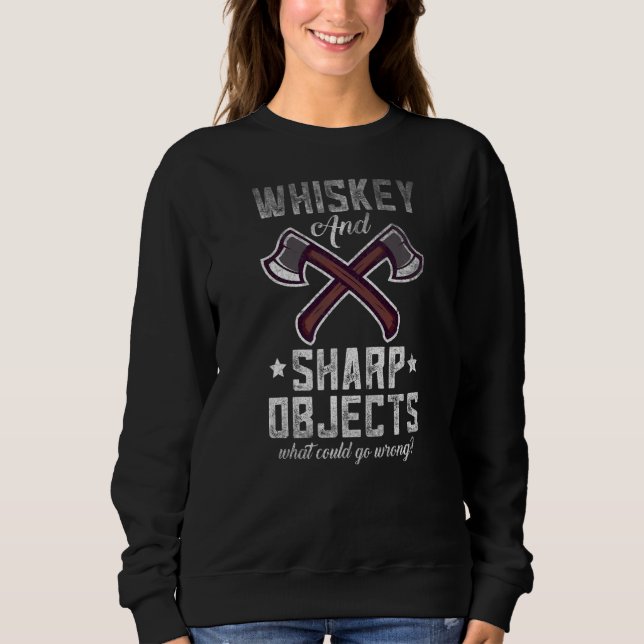 Ax Throwing Targets Hatchet Quote T Shirt (Framsida)