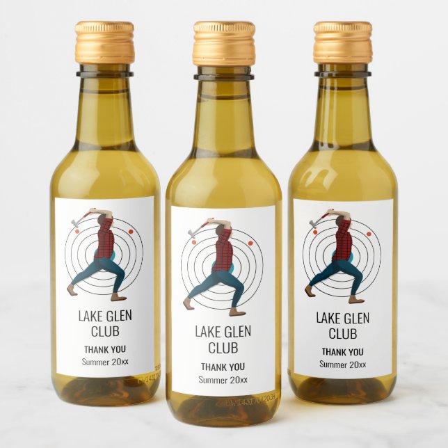 Ax Throwing Vinetikett (Flaskor)