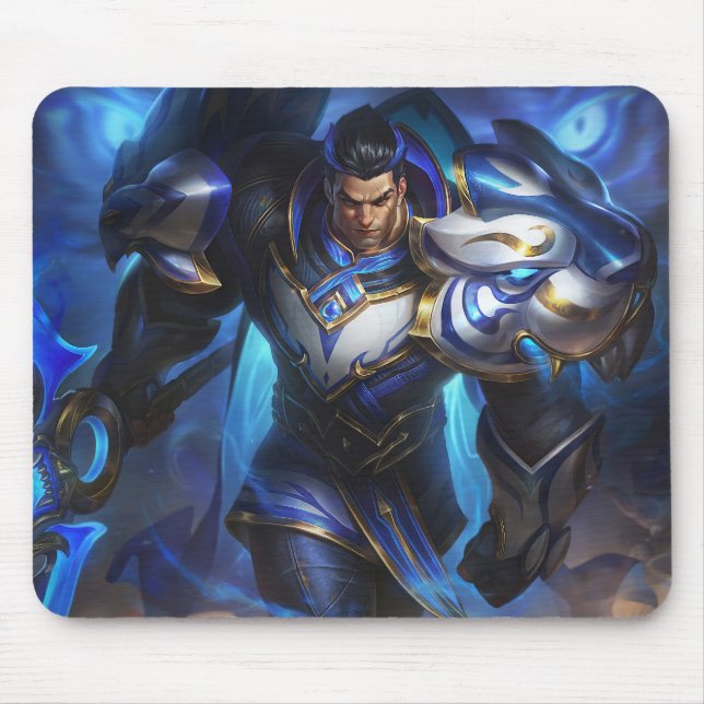 Ax Wielder Gaming Mousepad | Legendary Warrior Musmatta (Framsidan)
