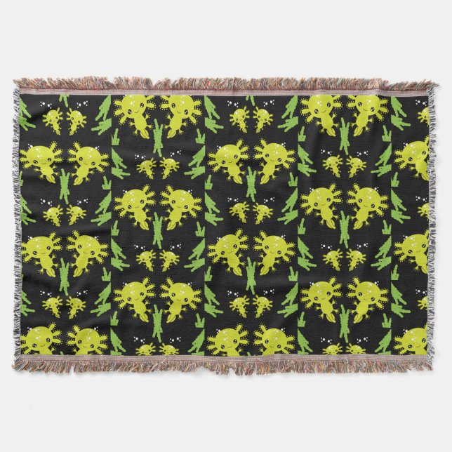 Axaotl Salamander Kids Gift Filt (Framsidan)