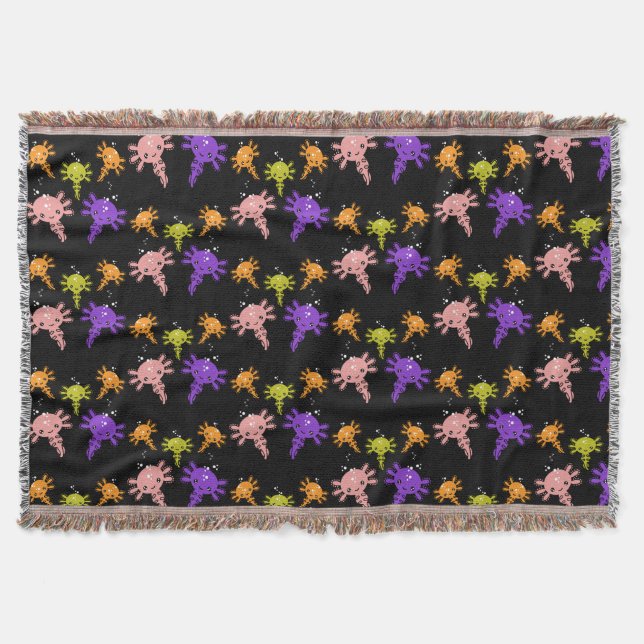 Axaotl Salamander Kids Gift Filt (Framsidan)